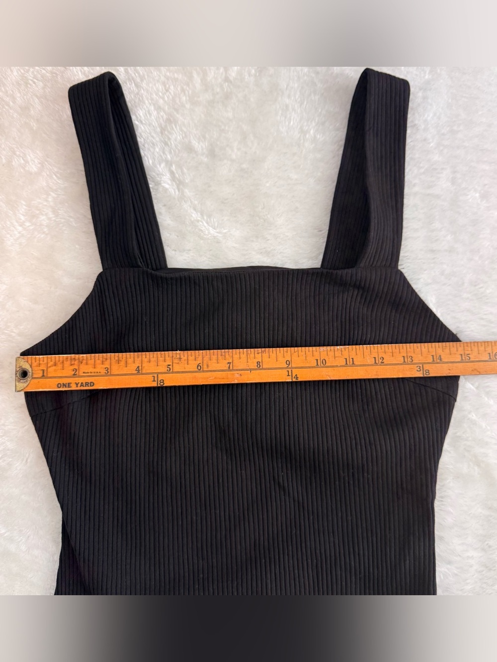 NWT Princess Polly Ribbed Black One-Piece Bodysuit Size 10 - Picture 6 of 7